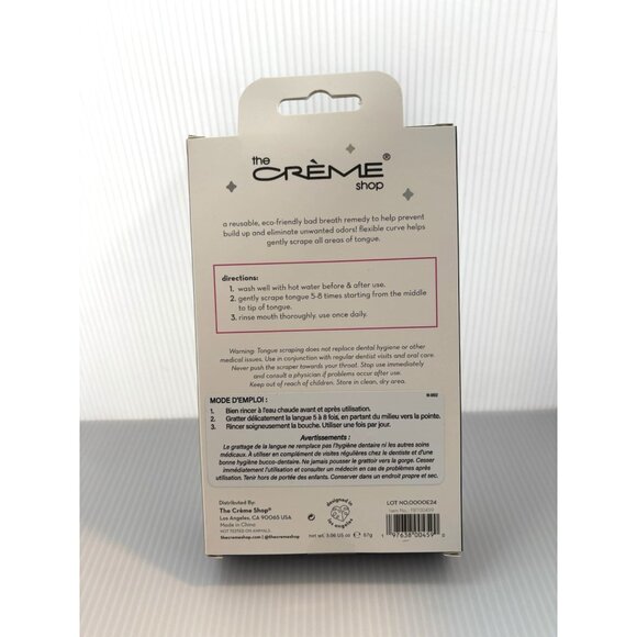 The Crème Shop Fresh Breath Tongue Cleaners Set of 3 Oral Care Tools NEW - Picture 3 of 6